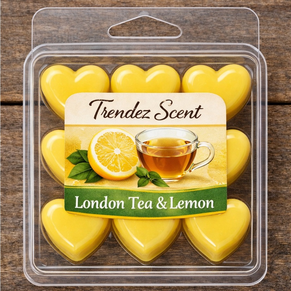 💜 RUN AS BUY NOW 💜 Trendez Scent - London Tea & Lemon Wax Melts - Picture 1 of 2